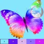 Butterfly Color By Number, but