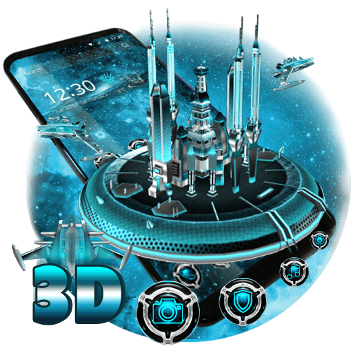 Tema do Galaxy 3D Space