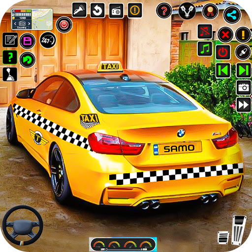 Game Mengemudi Taksi Mobil 3d