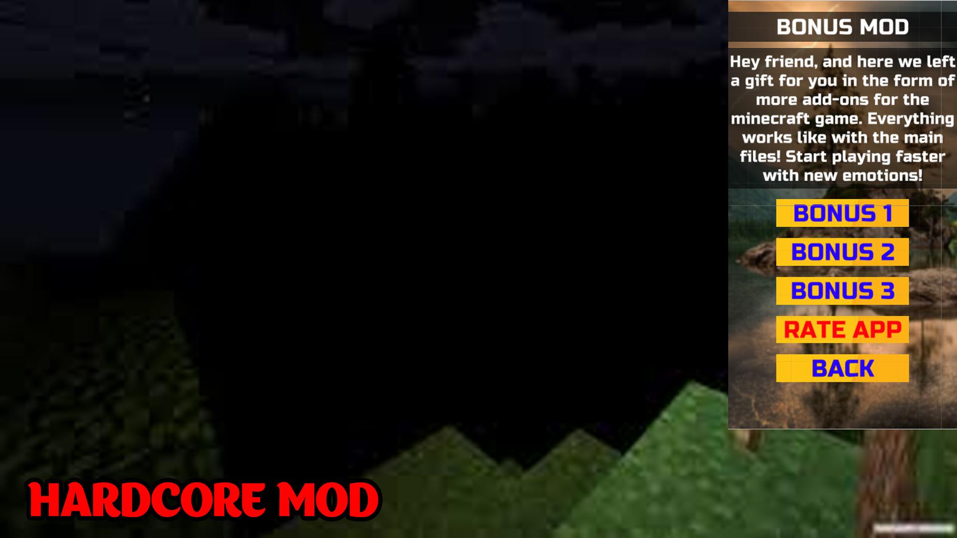 Download Hardcore Mod For Minecraft PE android on PC