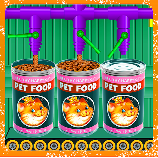 Pet Animal Food Factory - Cooking Game