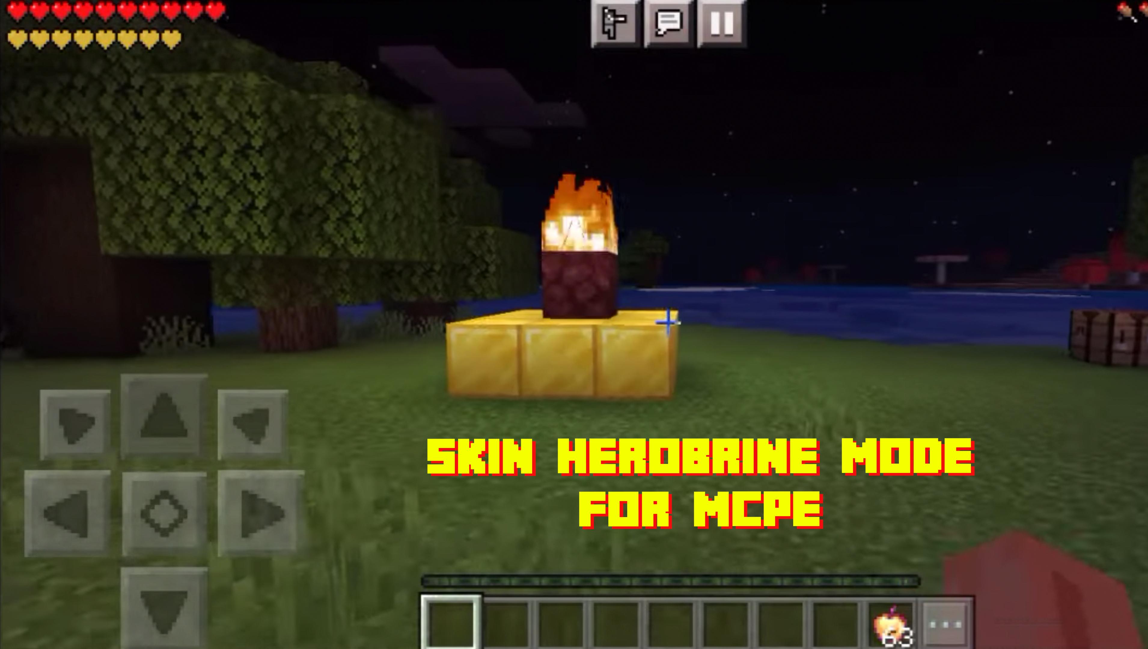 Скачать Skin Herobrine mode for mcpe на ПК | Официальный представитель  GameLoop