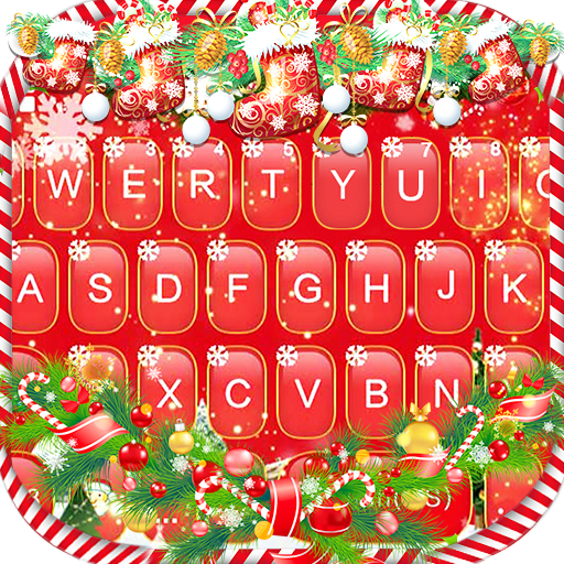 Tema Keyboard Red Christmas