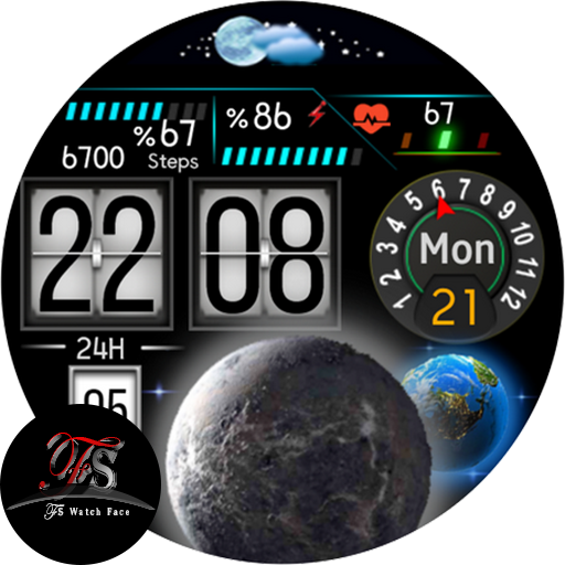 FS W158  DIGITAL WATCHFACE