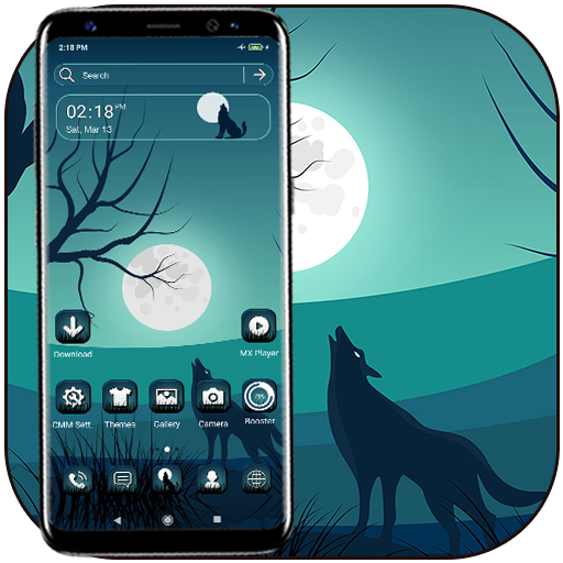 Full Moon Wolf Theme