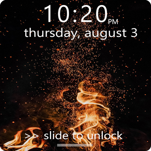 Fire Lock Screen