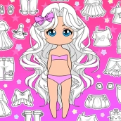 Baixe Boneca Chibi: Vestir e Colorir no PC