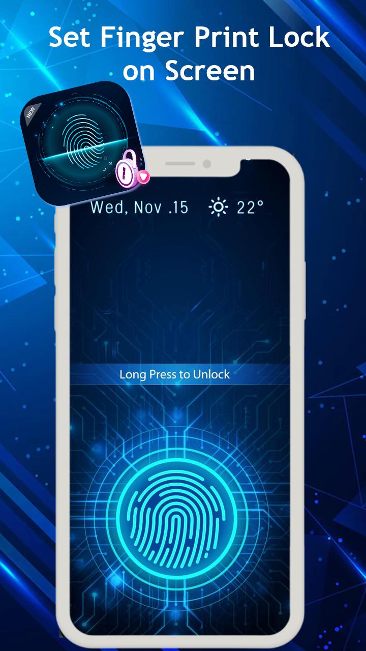 Скачать Fingerprint Lock Wallpaper на ПК | Официальный представитель  GameLoop