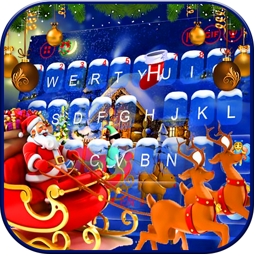 Animated Christmas keyboard