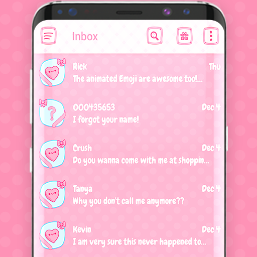 Pink messenger theme