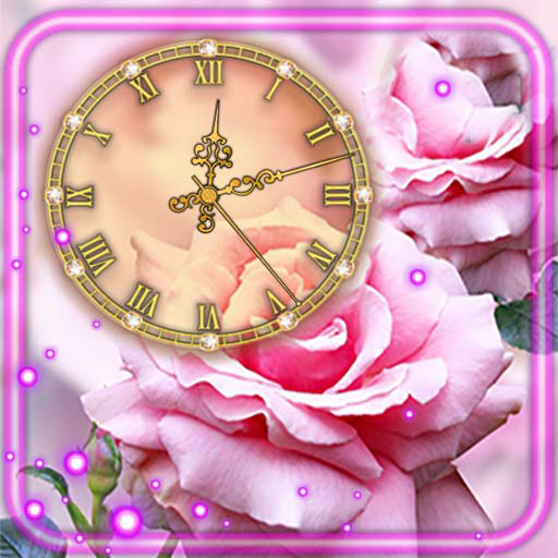 Roses Clock