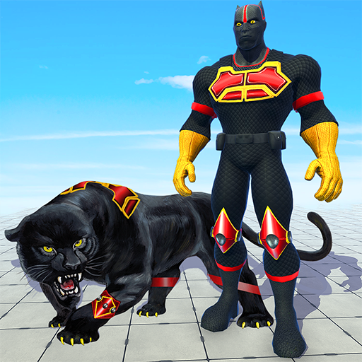 ブラック フライング パンサー スーパー ヒーロー