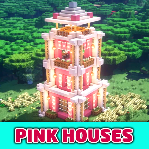 Kawaii Pink Houses Mod
