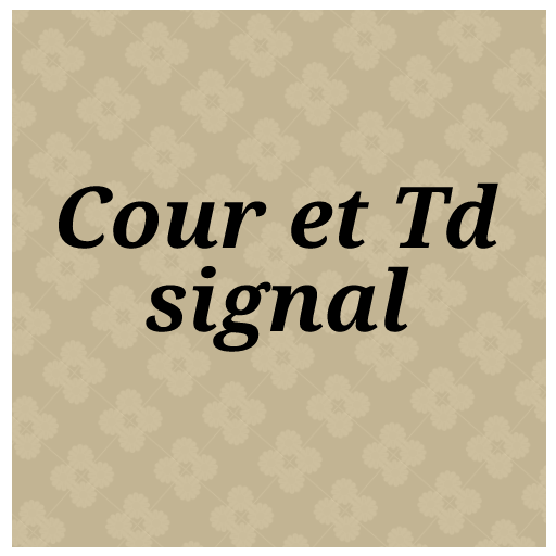cours et td signal