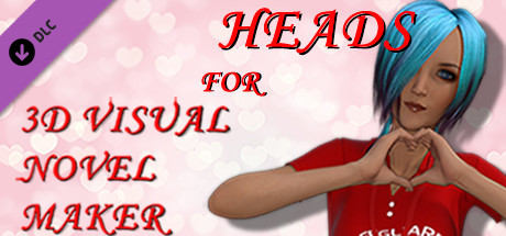 Heads for 3D Visual Novel Maker