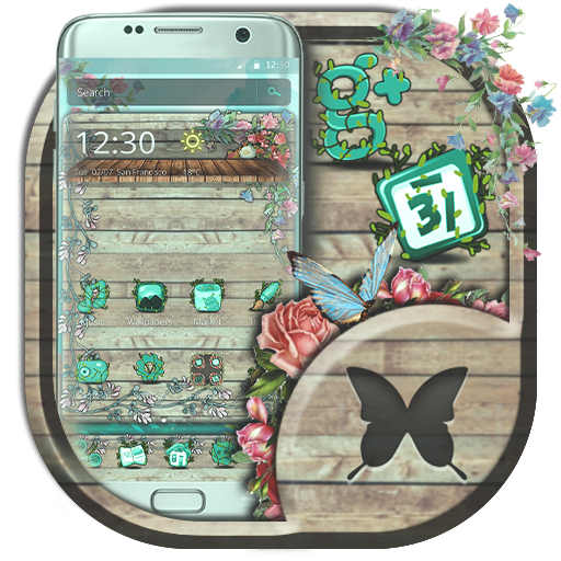 Beautiful Green Plant Mobile Theme