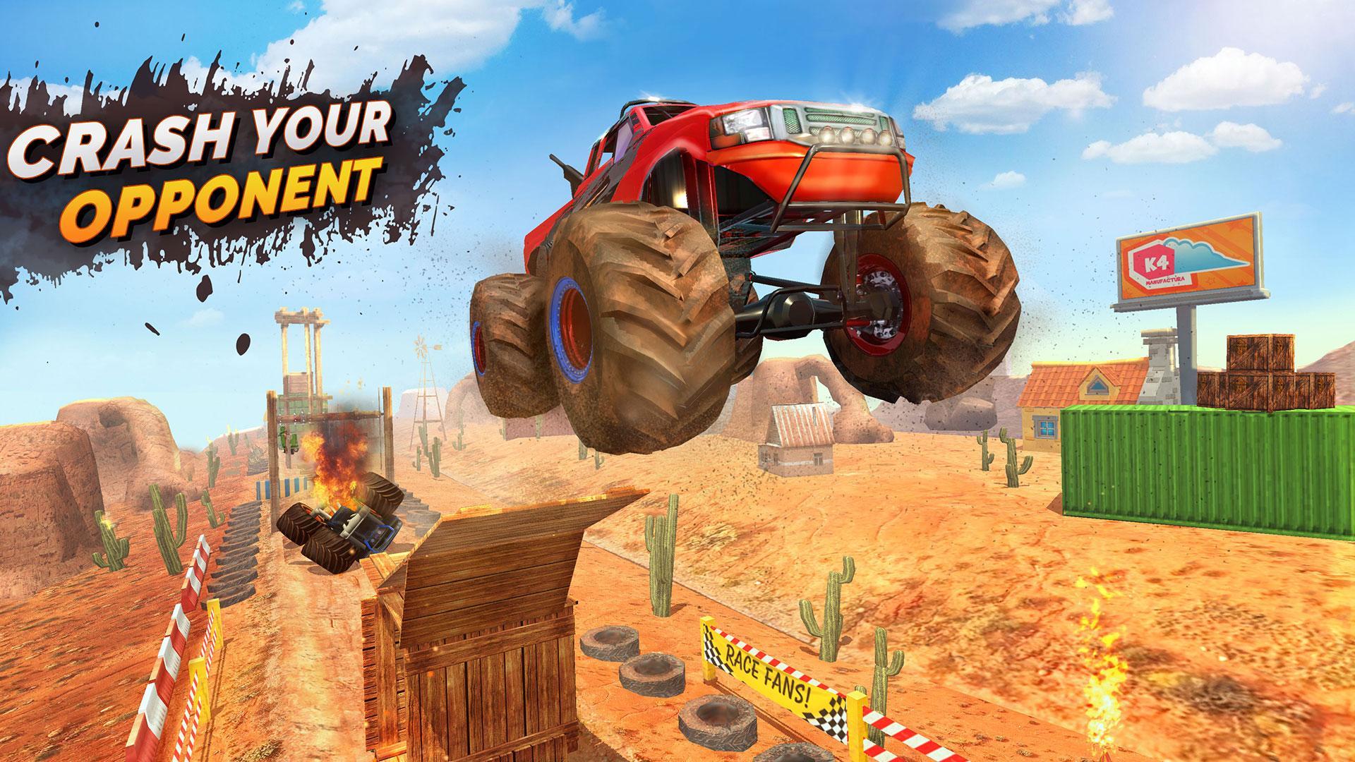 Скачать Monster Truck Ramp Stunts OffRoad Car Racing Game на ПК |  Официальный представитель GameLoop