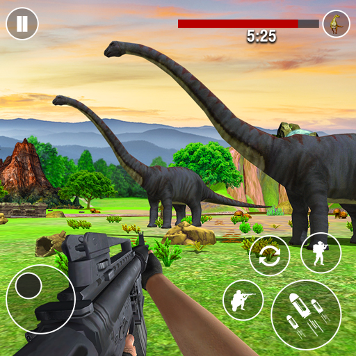 Permainan 3D Pemburu Dinosaur