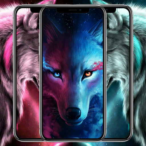 Neon Wolf Wallpaper