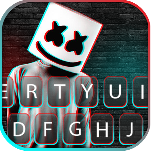 Glitch Cool DJ Keyboard Theme