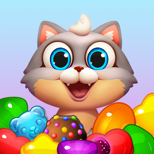 Candy Cat Match 3 Arcade Game