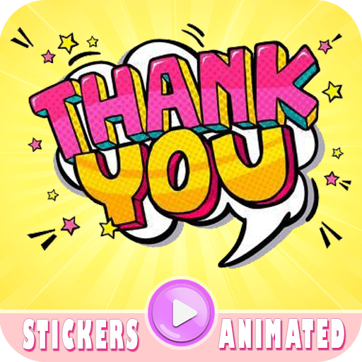 Thank You Stickers Animated