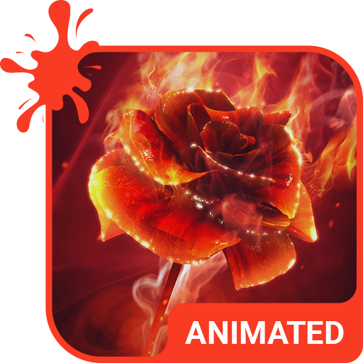 Burning Rose Keyboard Theme
