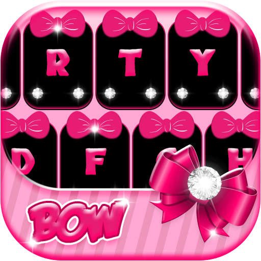 Pink Bow - Keyboard Theme