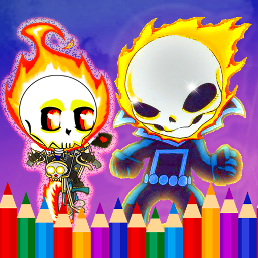 Ghost Rider Game Coloring Book