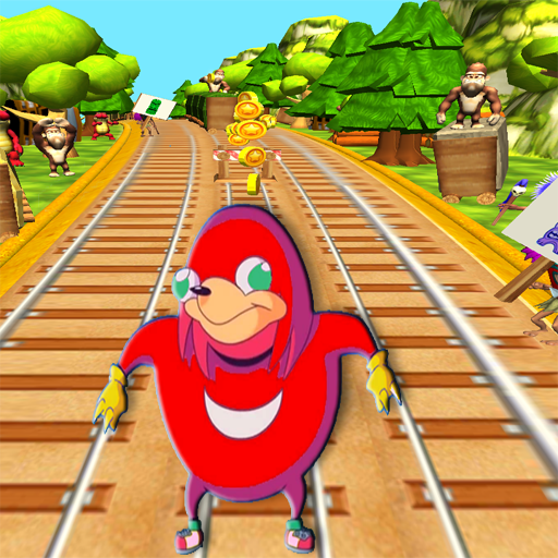 Uganda Knuckles Subway: Train Surfer Rush