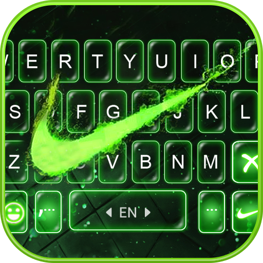 Green Neon Check Theme