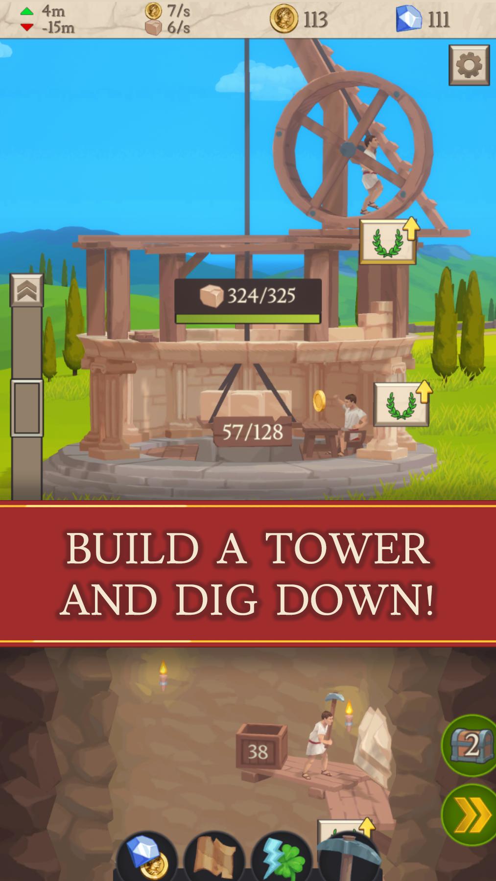 Скачать Idle Tower Miner: Добывай игра на ПК | Официальный представитель  GameLoop