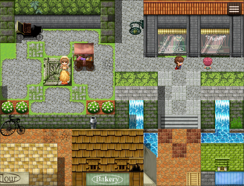 Download RPG Maker MZ - City Exterior Tileset Free and Play on PC