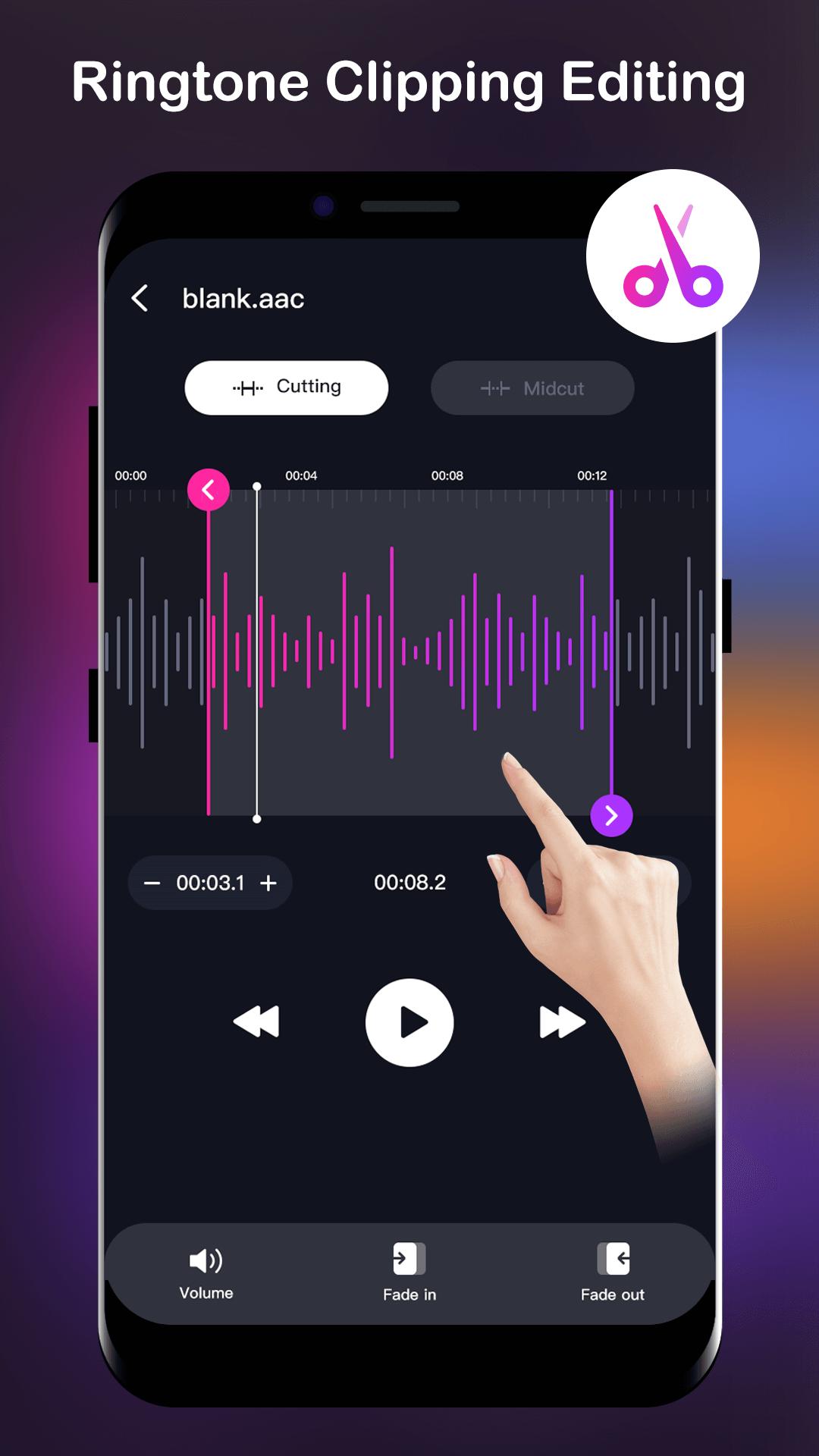 Download Ringtone Maker Music Editor android on PC