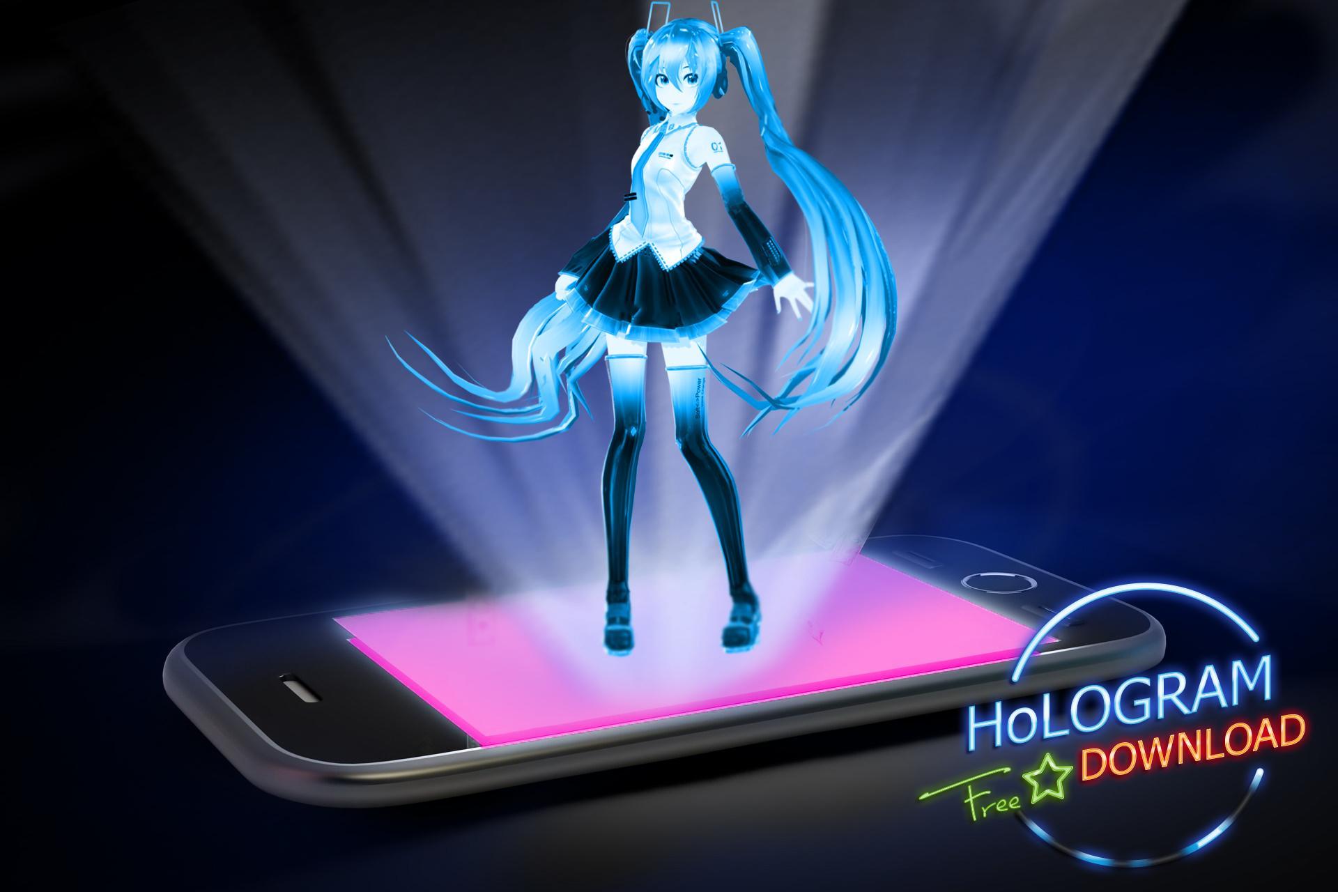 Скачать Hologram Miku Anime hatsune projector simulator на ПК | Официальный  представитель GameLoop