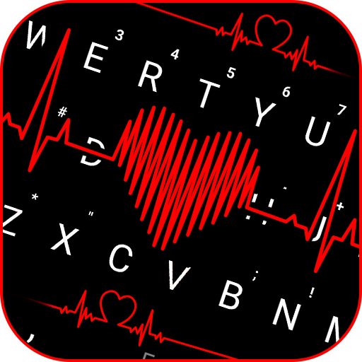Фон клавиатуры Heartbeat Paral