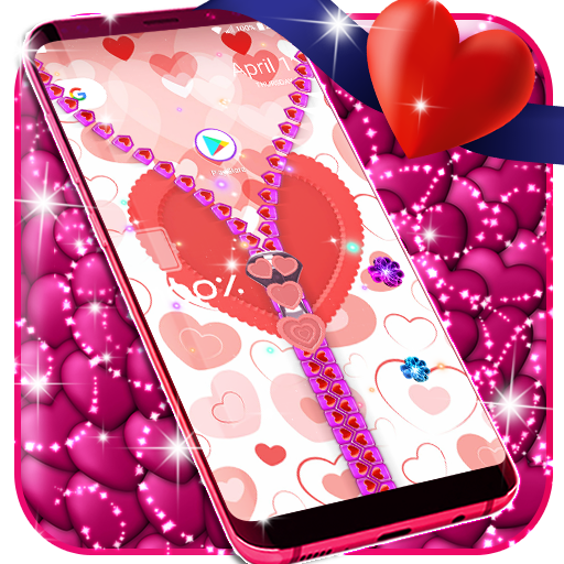 Cute zip screen locker