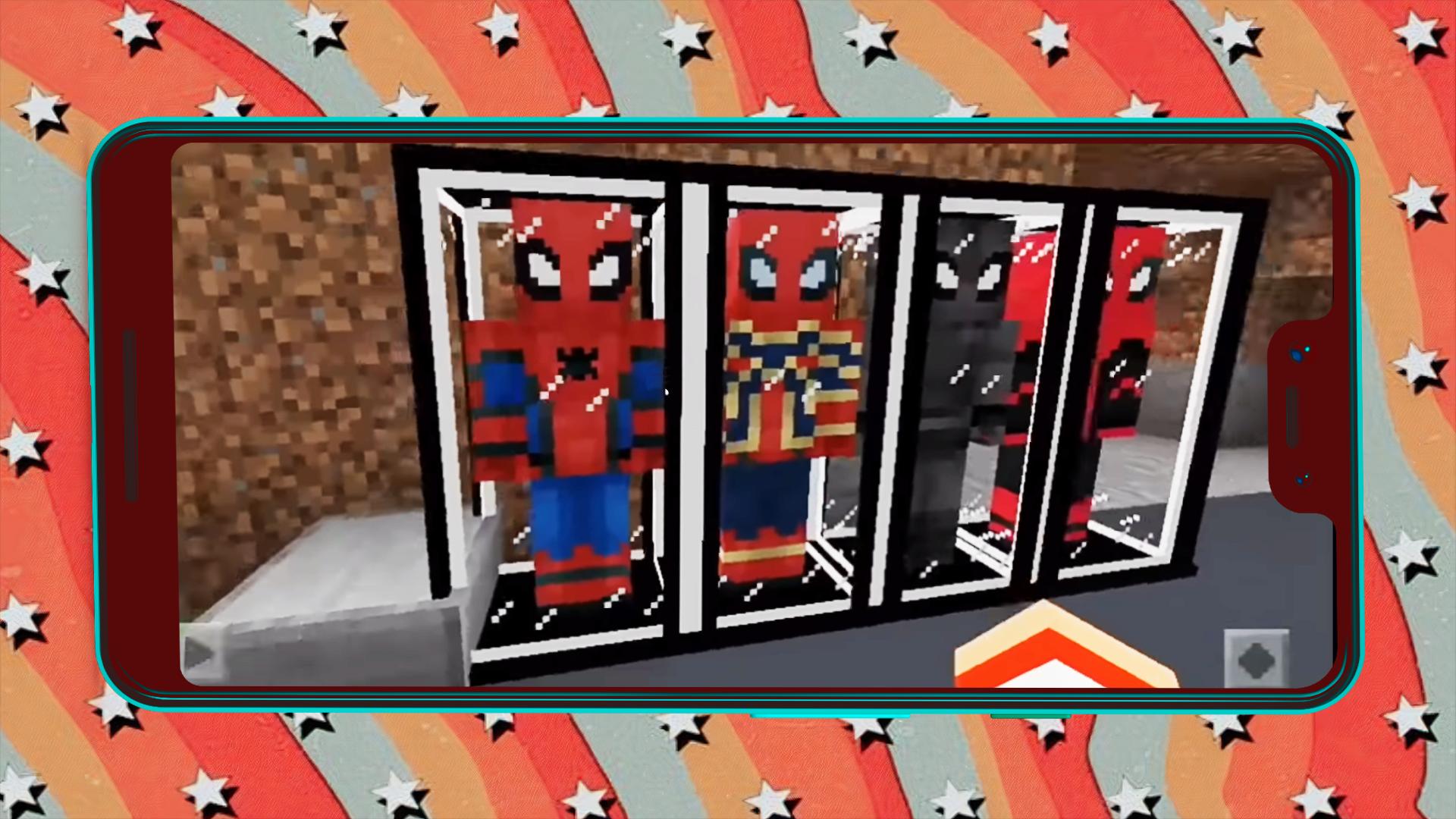 Download Spider-Man Game Minecraft Mod android on PC