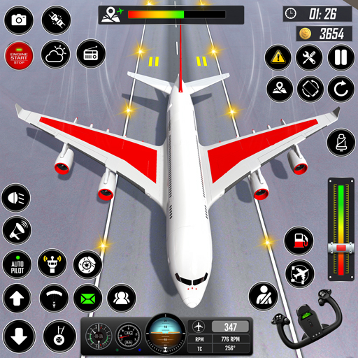 Game simulator pilot pesawat