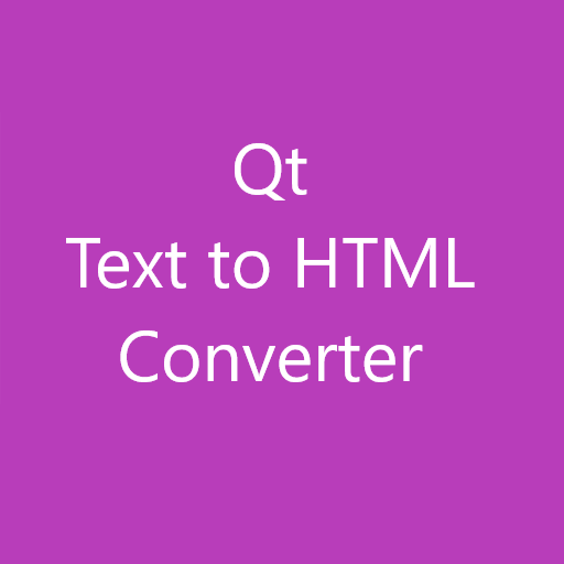 Qt Text to HTML Converter