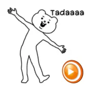 Betakkuma Stickers Animated