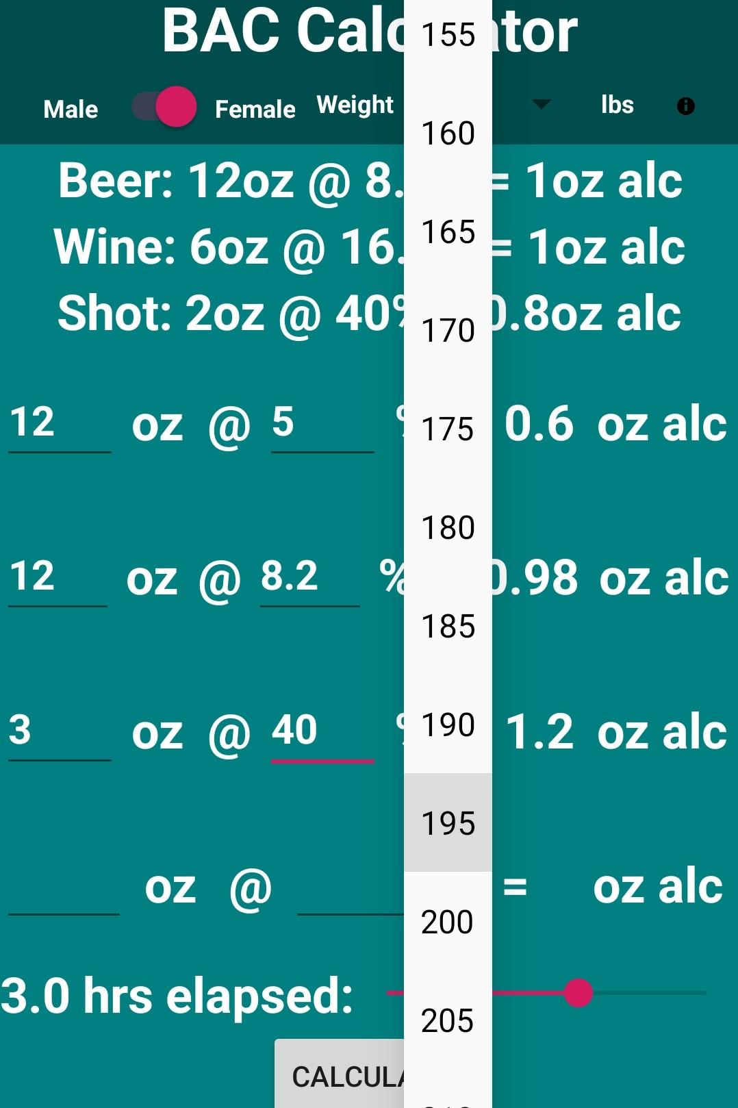 Download BAC Calculator android on PC