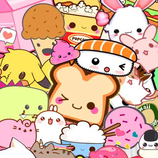 Wallpaper Makanan Kawaii