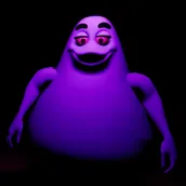 Grimace Monster Scary Rainbow