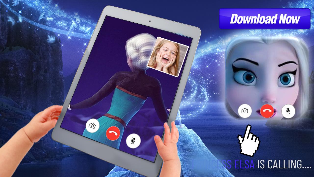 Скачать Elsa Fake Call : Queen Girl на ПК | Официальный представитель  GameLoop