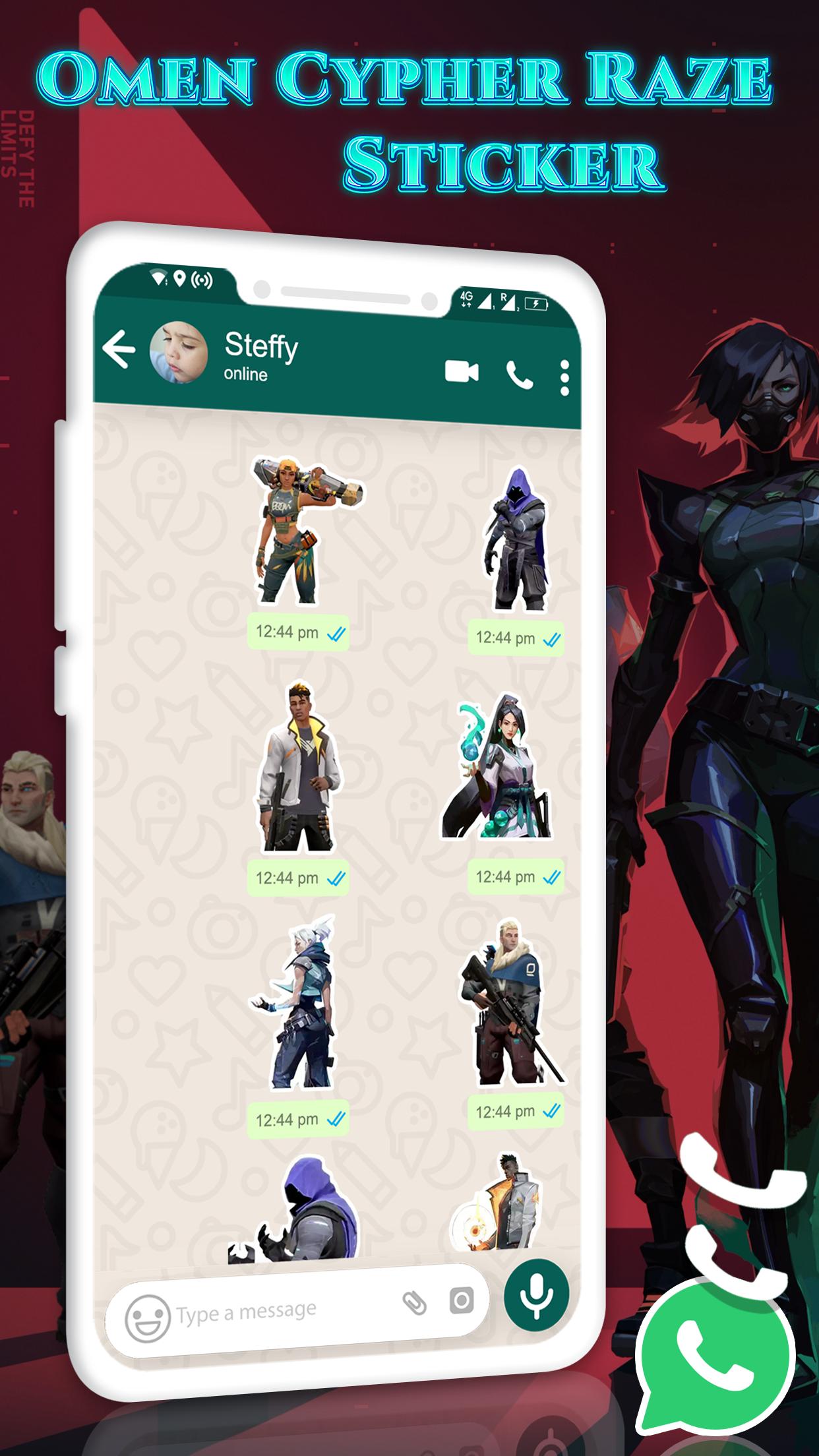 Download Omen Cypher Raze Stickers android on PC
