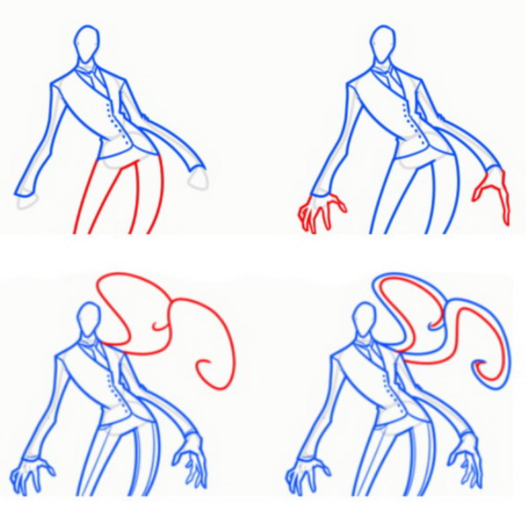 Идеи для срисовки слендермен легкие (90 фото)