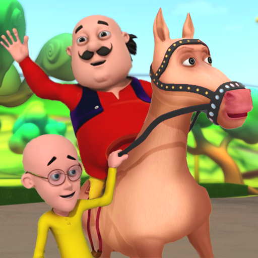 Motu Patlu Horse Riding