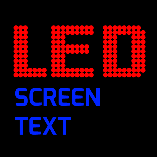 LED screen text