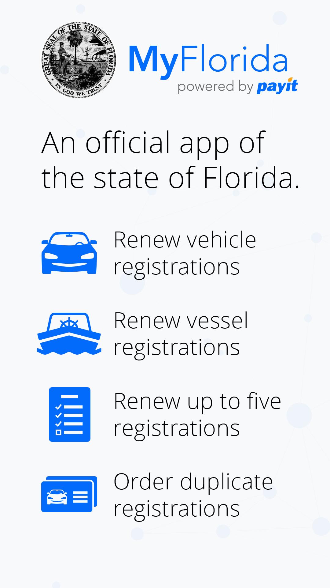 Download MyFlorida for the FLHSMV android on PC